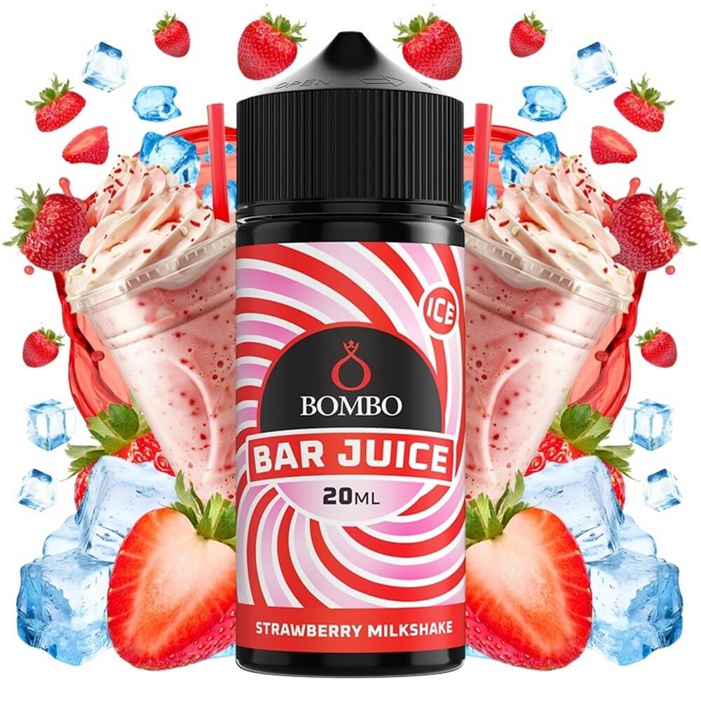 Bombo Bar Juice Strawberry Milkshake 20ml/120ml Flavorshot