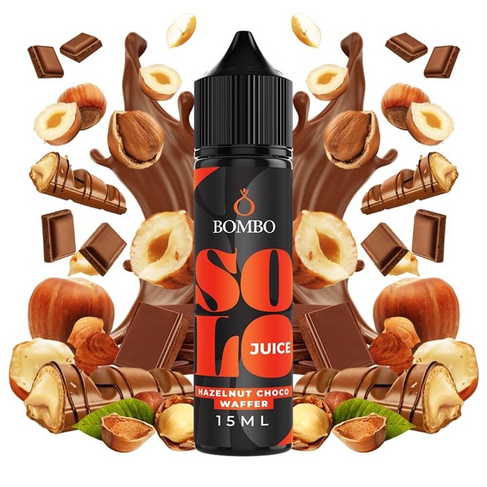Bombo Solo Hazelnut Choco Waffer 10ml/60ml Flavorshot