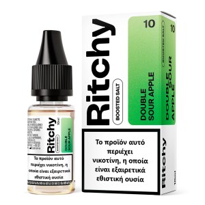 Ritchy Double Sour Apple Salt 10ml 10mg Υγρό αναπλήρωσης με άλας νικοτίνης