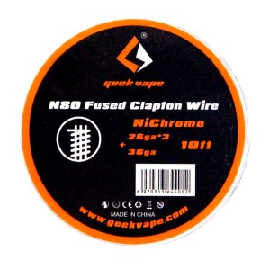 Geekvape N80 Fused Clapton Wire 10ft. 26gax3+36ga Σύρμα