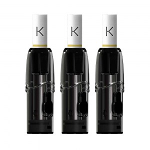 Kiwi 3 pcs POD TPD 1.7ml Clear Black για το Ηλεκτρονικό Τσιγάρο Kiwi