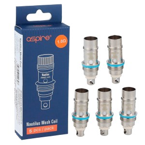 NAUTILUS ASPIRE MESH COIL 1.0ohms x 5 pcs Αντιστάσεις