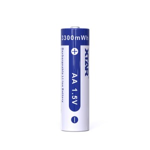 XTAR AA 1.5V 2000mAh 3300mWh Μπαταρία επαναφορτιζόμενη Li-ion με προστασία