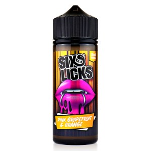  Six Licks Pink Grapefruit Orange 20ml 120ml bottle flavor